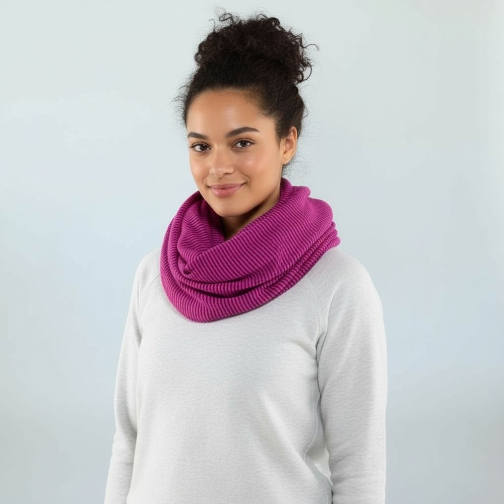 Lululemon Vinyasa Scraf Luon Hyper Stripe Raspberry Glo Light Yoga Wrap